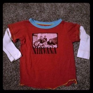 Rowdy Sprout Nirvana Shirt 6-12 Months